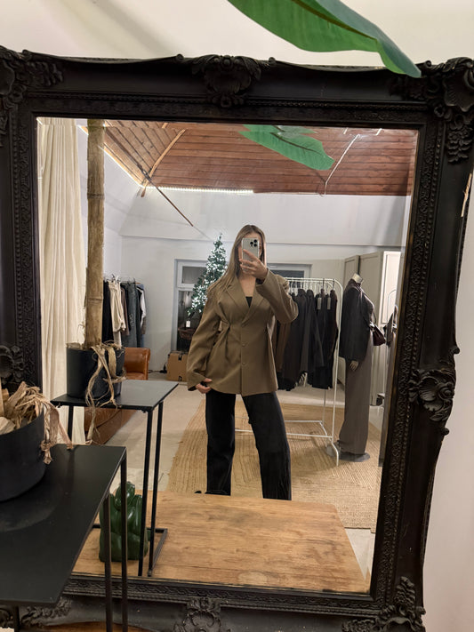 Sanne Blazer - Bordeaux en Beige