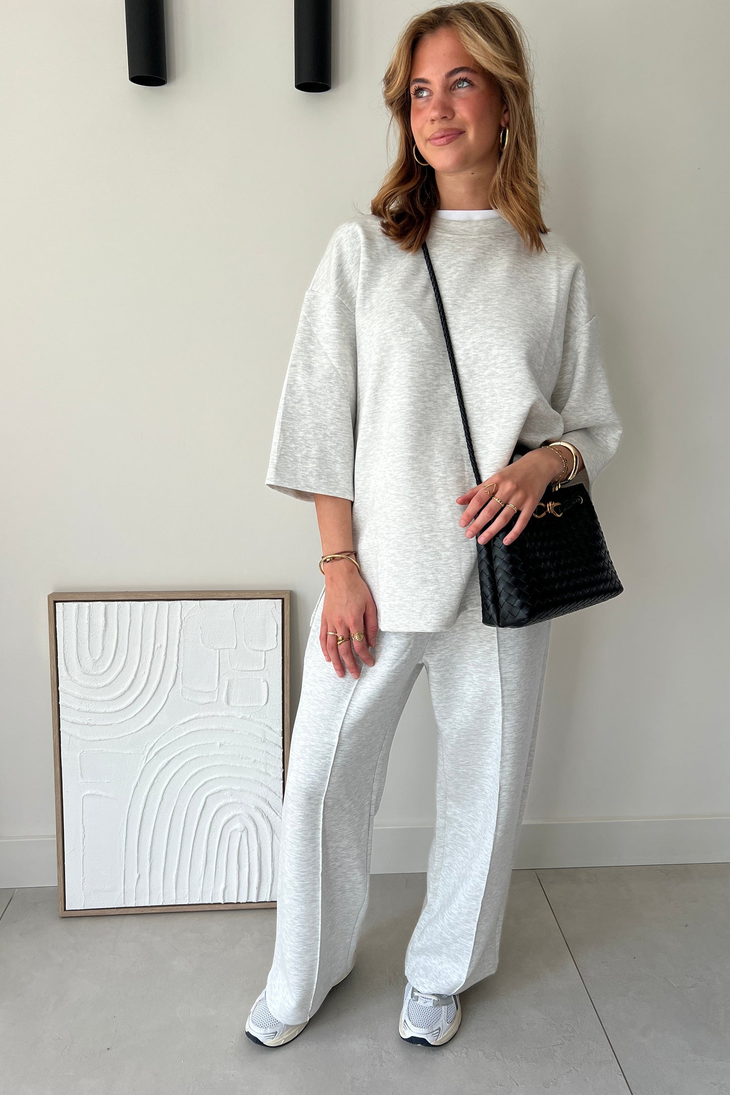 Set Elodie 2 pieces grijs