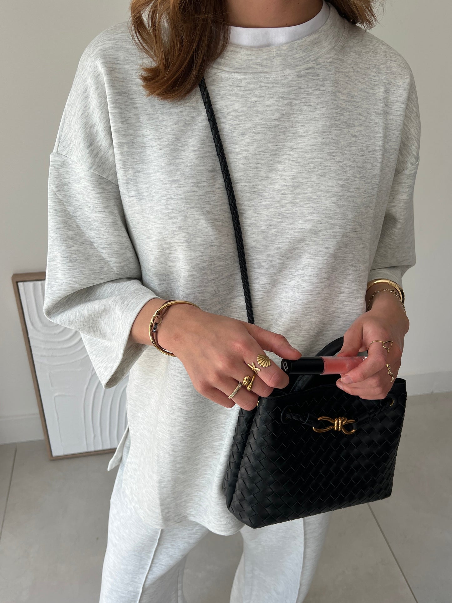 Set Elodie 2 pieces grijs