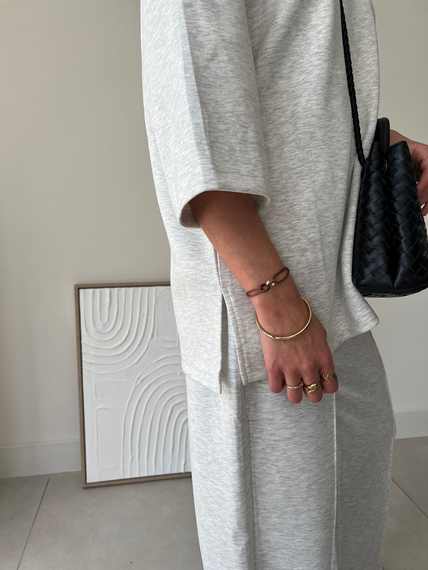 Set Elodie 2 pieces grijs