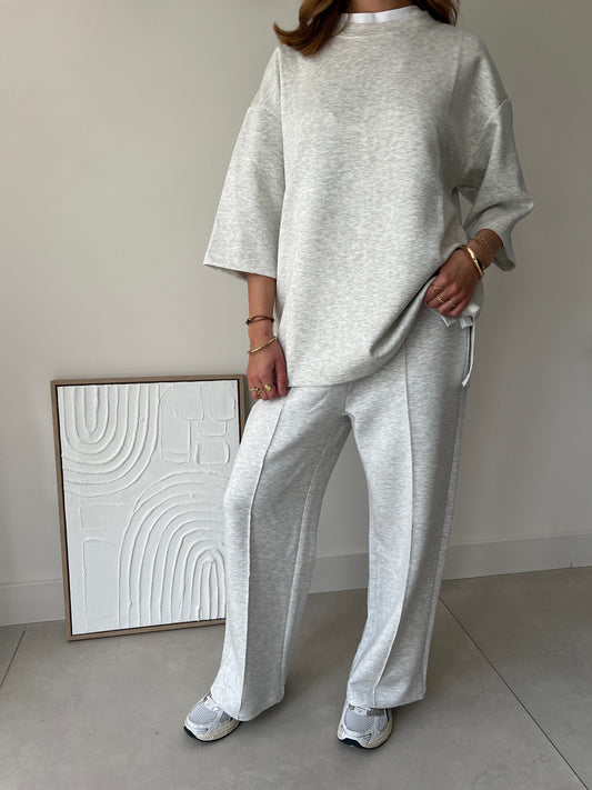 Set Elodie 2 pieces grijs